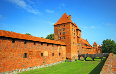 Fototapeta na wymiar Castle in Malbork, Poland 
