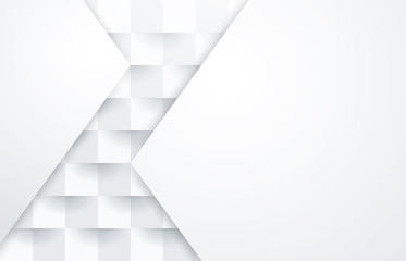 White abstract background vector with blank space for text.