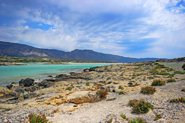 Elafonissi beach on Crete, Greece