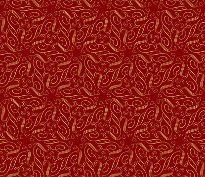 Vector ornament seamless pattern wallpaper