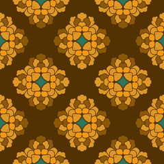 Vector ornament seamless pattern wallpaper