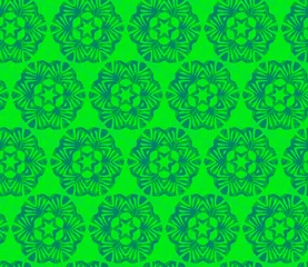 Zelfklevend Fotobehang Vector ornament seamless pattern wallpaper © WEISHIN