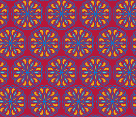 Vector ornament seamless pattern wallpaper