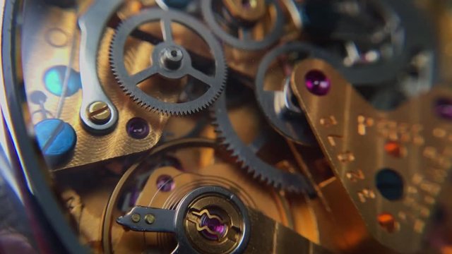 Running watch movement