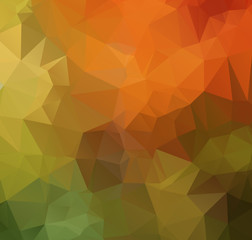 Low Poly abstract background with colorful triangular polygons with a brilliant