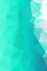 Low Poly abstract background with colorful triangular polygons with a brilliant