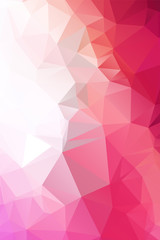 Naklejka na ściany i meble Low Poly abstract background with colorful triangular polygons with a brilliant
