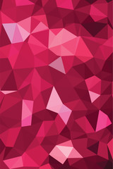 Low Poly abstract background with colorful triangular polygons with a brilliant