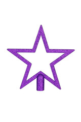 Chiristmas Star (Clipping path!) isolated on white background