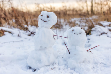 Two little snowmen