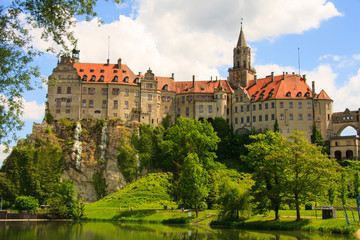 Naklejka premium Schloß Sigmaringen an der Donau