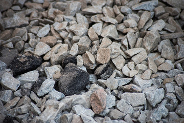 Large pieces of gravel