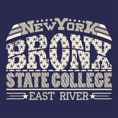  New York bronx, the best in the team, design graphic