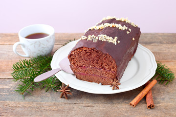 Schokoladen-Honigkuchen