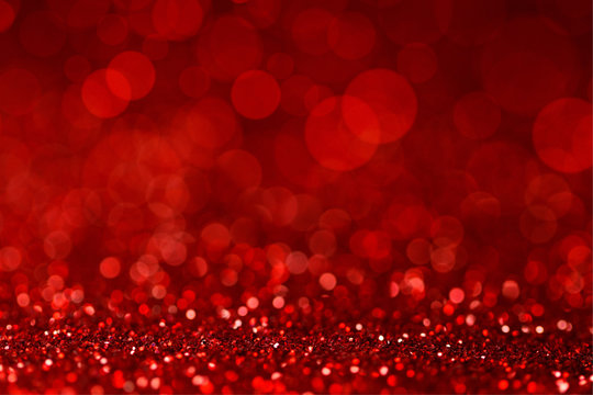 Red Blur Bokeh Light Background