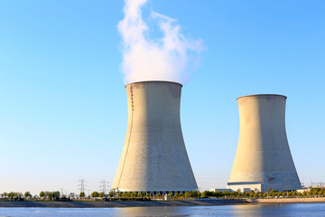 Fototapeta premium Power plant, outdoors