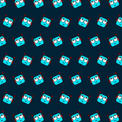 Robot - emoji pattern 27