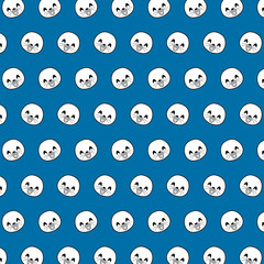 Seal - emoji pattern 02