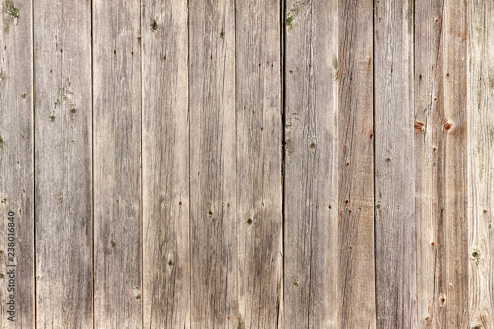 Wall mural natural old wooden background from old boards.