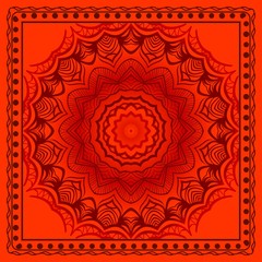 Fashion design Print with floral pattern. Vector illustration.