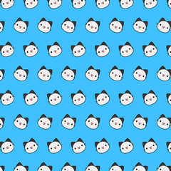 Street cat - emoji pattern 01