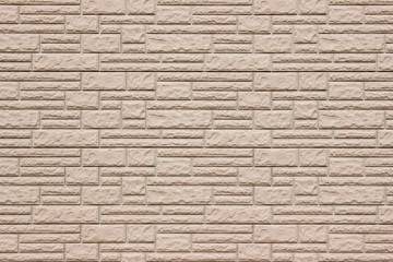 Imitation of brown plastic stone wall