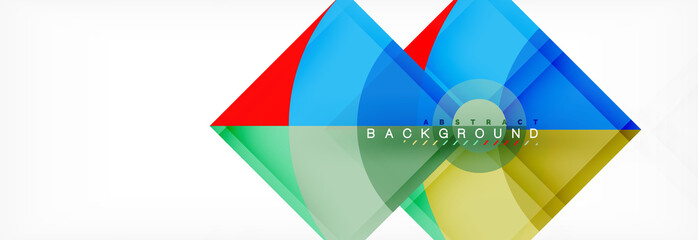 Modern geometric abstract background