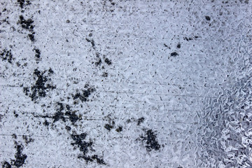 Background of galvanized sheet close-up