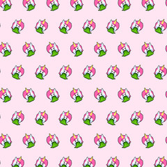 Unicorn - emoji pattern 80