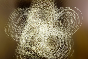 Kreise mit dem Weihnachtsstern