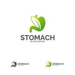 Stomach Logo Template Design Vector, Stomach Care logo Design Concept Vector
