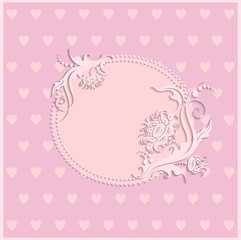 pink card for girls