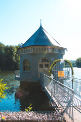 Pumpenhäuschen am Itzeblitzer Weiher Saarland - Retro