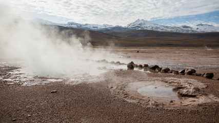 hot springs in Chile Atacama desert