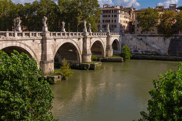 Fototapeta premium View of the Aelian Bridge