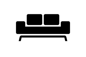 Sofa icon on a white background