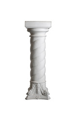 column on white background