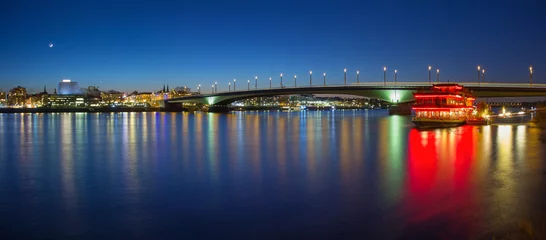 Foto op Plexiglas Bonn, Kennedybrücke, Deutschland © Adrian72
