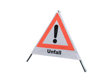 Unfall, Schild, Aufsteller