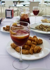 Tradycyjne dania Andaluzji - obrazy, fototapety, plakaty