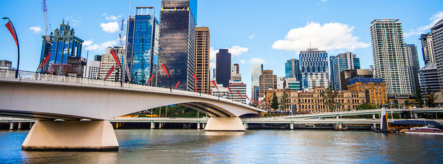 Skyline of Brisbane Queensland Australia