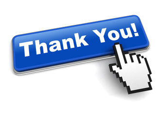 thank you concept 3d illustration isolated