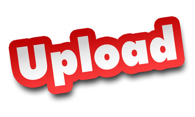 upload concept 3d illustration isolated