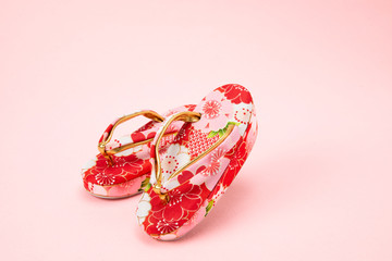 七五三参り　草履