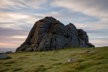 Haytor at dawn, Dartmoor National Park