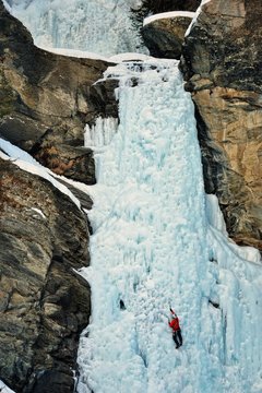 Cascata di ghiaccio di Lillaz 