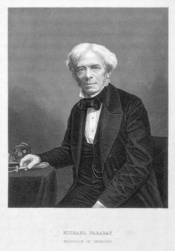 Portrait of the scientist Michael Faraday