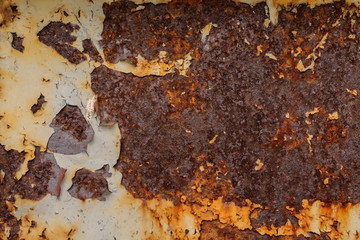 Rust chain  industrial factory