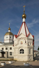 Fototapeta na wymiar Cathedral of St. Catherine in Sudogda. Russia