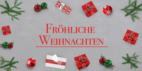 Frohe Weihnachten deutsch